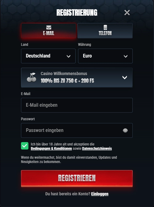 glorion casino registrierung 